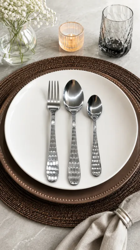 ست قاشق‌چنگال طرح الماسی۳۰۴۳۸