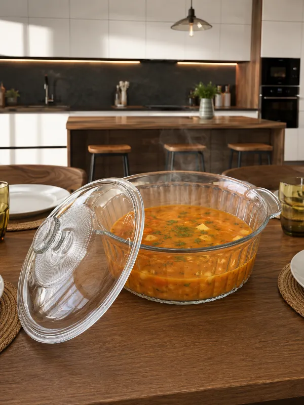 قابلمه پیرکس درب دار دنی هومDanny home 2.4 لیتریOvenfresh 34940