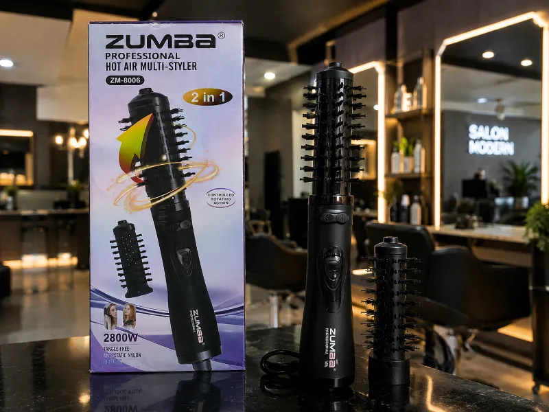 برس و سشوار حرارتی چند کاره برند زومبا zumba 31231